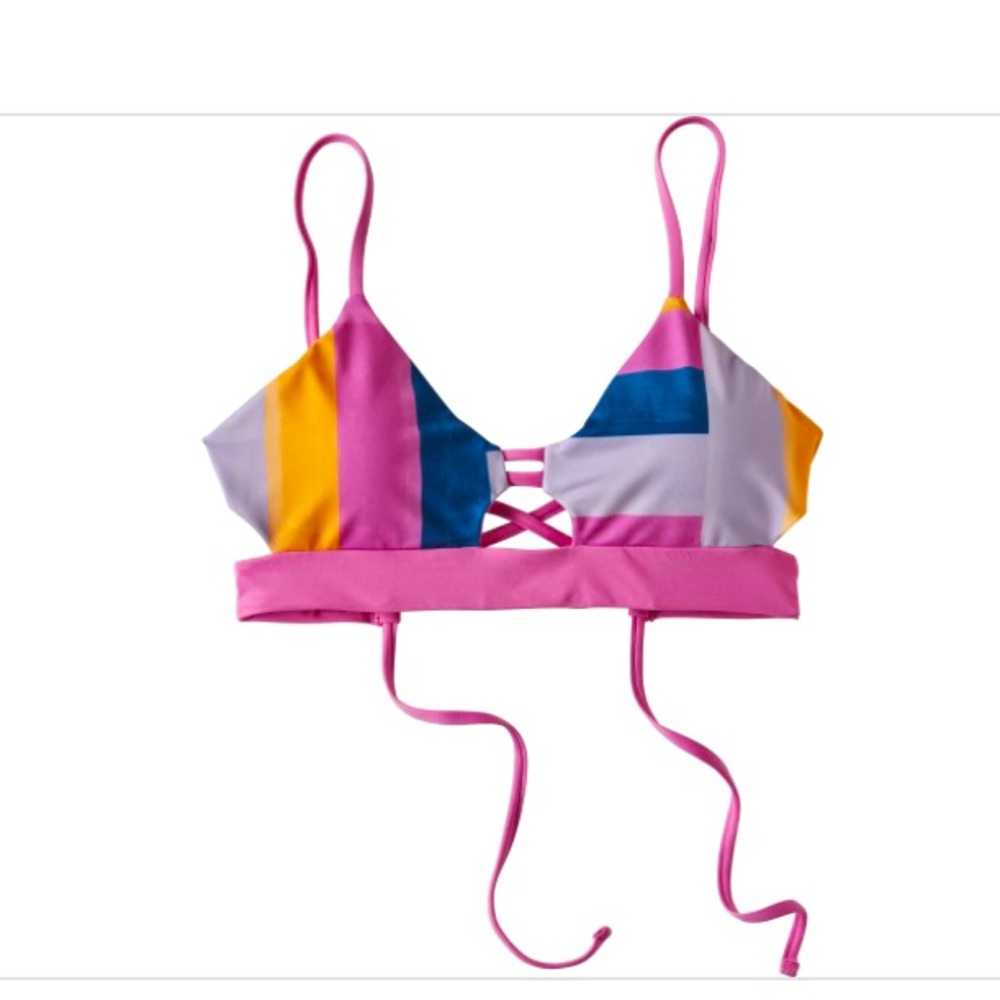🍀 PATAGONIA 💕FOCAL POINT BIKINI SWIM TOP 👙 SIZE M NEW W TAGS ! SOLD OUT ONLINE😬